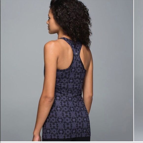 Lululemon Cool Racerback Mini Prisma Nightfall Black Grape - Picture 9 of 11